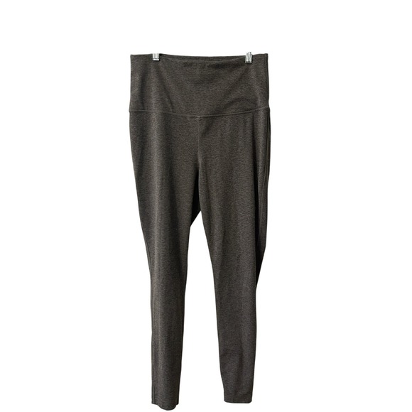 Zelos High Waist‎ Yoga Pants Tummy Control Athletic Leggings Gray L - Picture 1 of 5